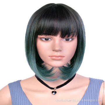 Free Sample Bob Wigs Cheap Wholesale Prices High Quality Pixie Cut Short Wigs Heat Resistant Highlights Synthetic Hair Wigs